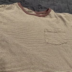 UO short sleeve striped shirt